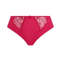 ElomiCulotte taille haute détails en dentelle rose- TEAGAN
