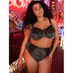 ElomiCulotte taille haute - Noir ElomiMORGAN en nylon- MORGAN