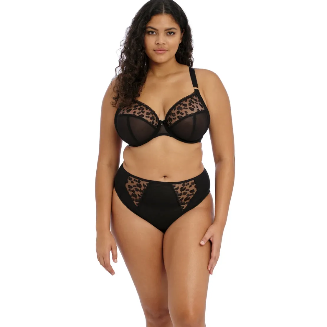 ElomiCulotte Taille Haute - Noire- NAMRAH