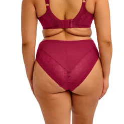 ElomiCulotte taille haute rouge- NERINA