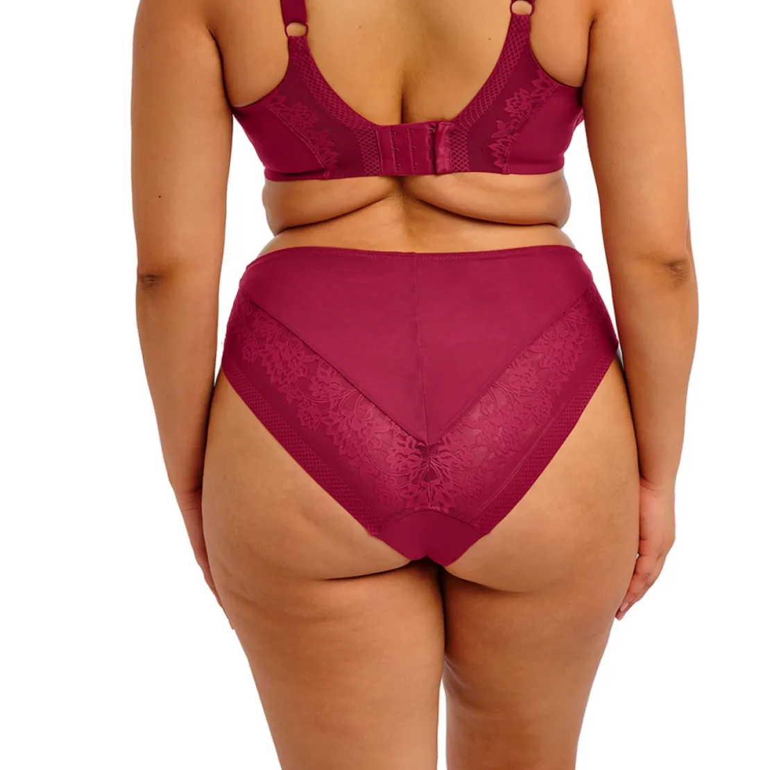 ElomiCulotte taille haute rouge- NERINA