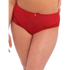 ElomiCulotte taille haute - Rouge Elomi en nylon- PRIYA