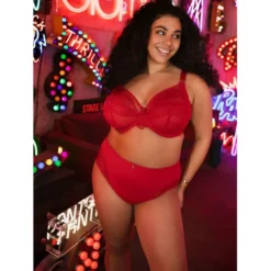 ElomiCulotte taille haute - Rouge Elomi en nylon- PRIYA