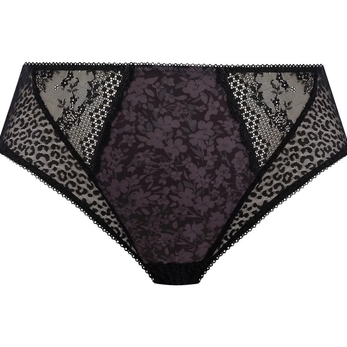 ElomiLUCIE Slip jambe échancréeblack- LUCIE