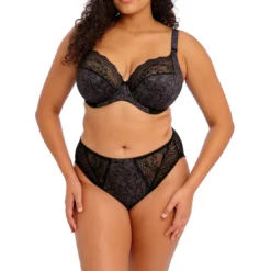 ElomiLUCIE Slip jambe échancréeblack- LUCIE