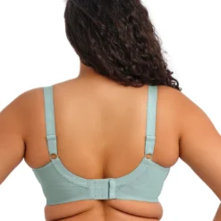 ElomiLUCIE Soutien-gorge plongeant à armatures - STRETCH vert sauge- LUCIE