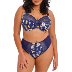 ElomiSlip Bleu Floral- MORGAN