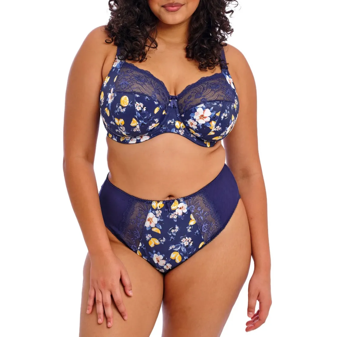 ElomiSlip Bleu Floral- MORGAN