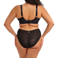 ElomiSlip Echancré noir- TEAGAN