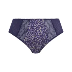 ElomiSlip jambe échancrée Bleu- LUCIE
