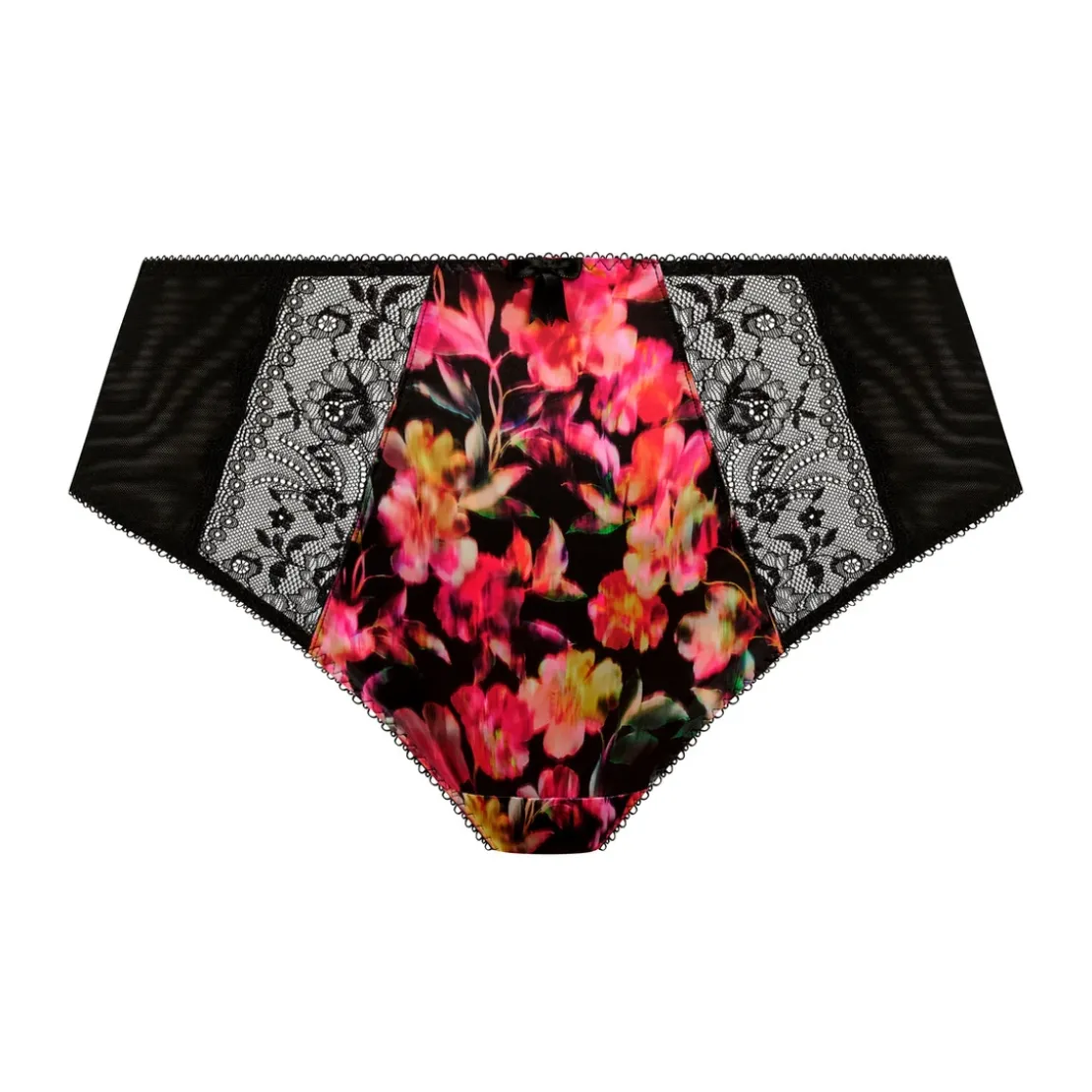 ElomiSlip jambe échancrée rouge- MORGAN