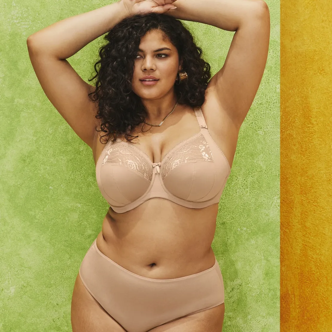 ElomiSMOOTH Culotte taille haute Beige- SMOOTH