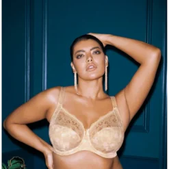 ElomiSouien-gorge emboitant armatures beige- MORGAN