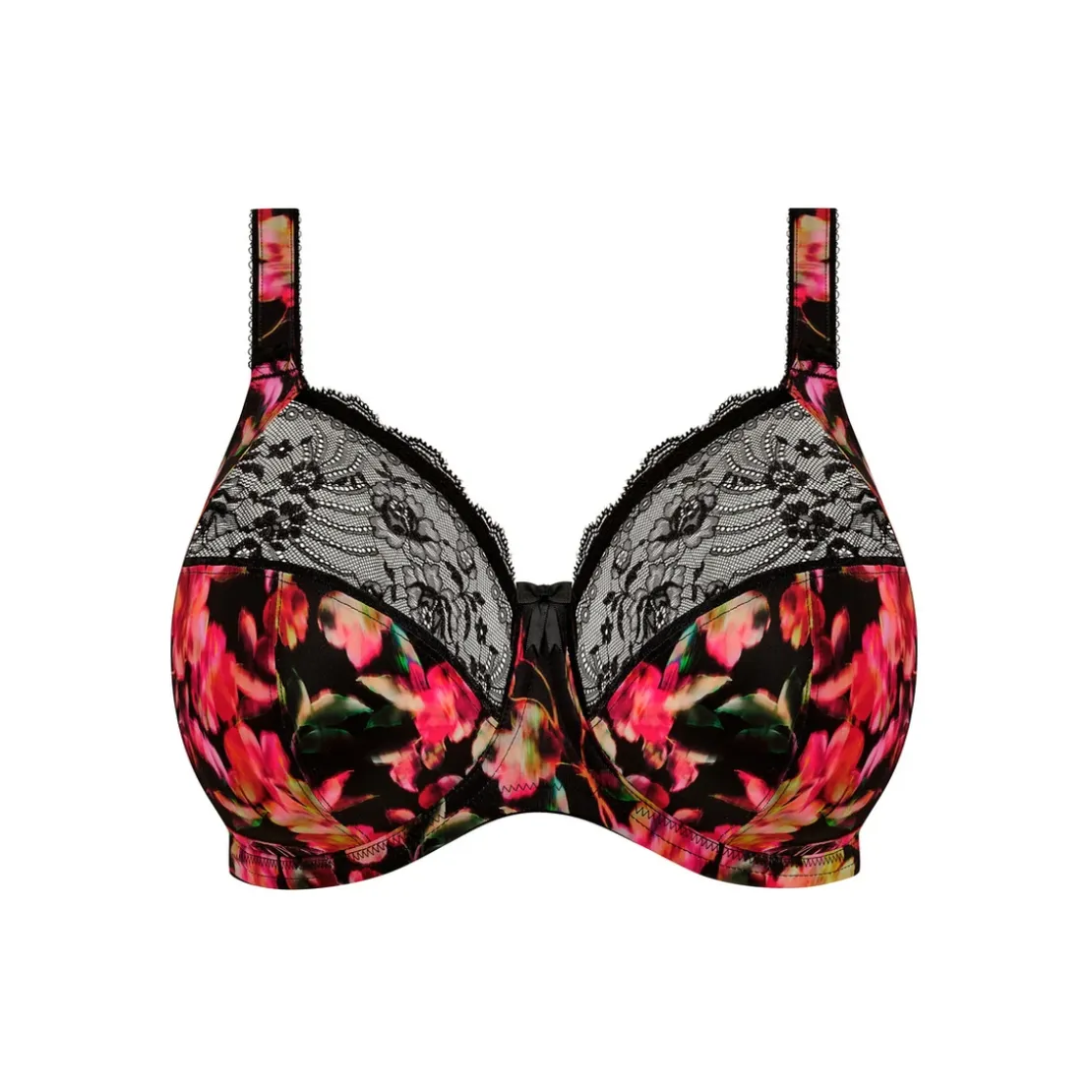 ElomiSoutien-gorge à basque stretch rouge- MORGAN