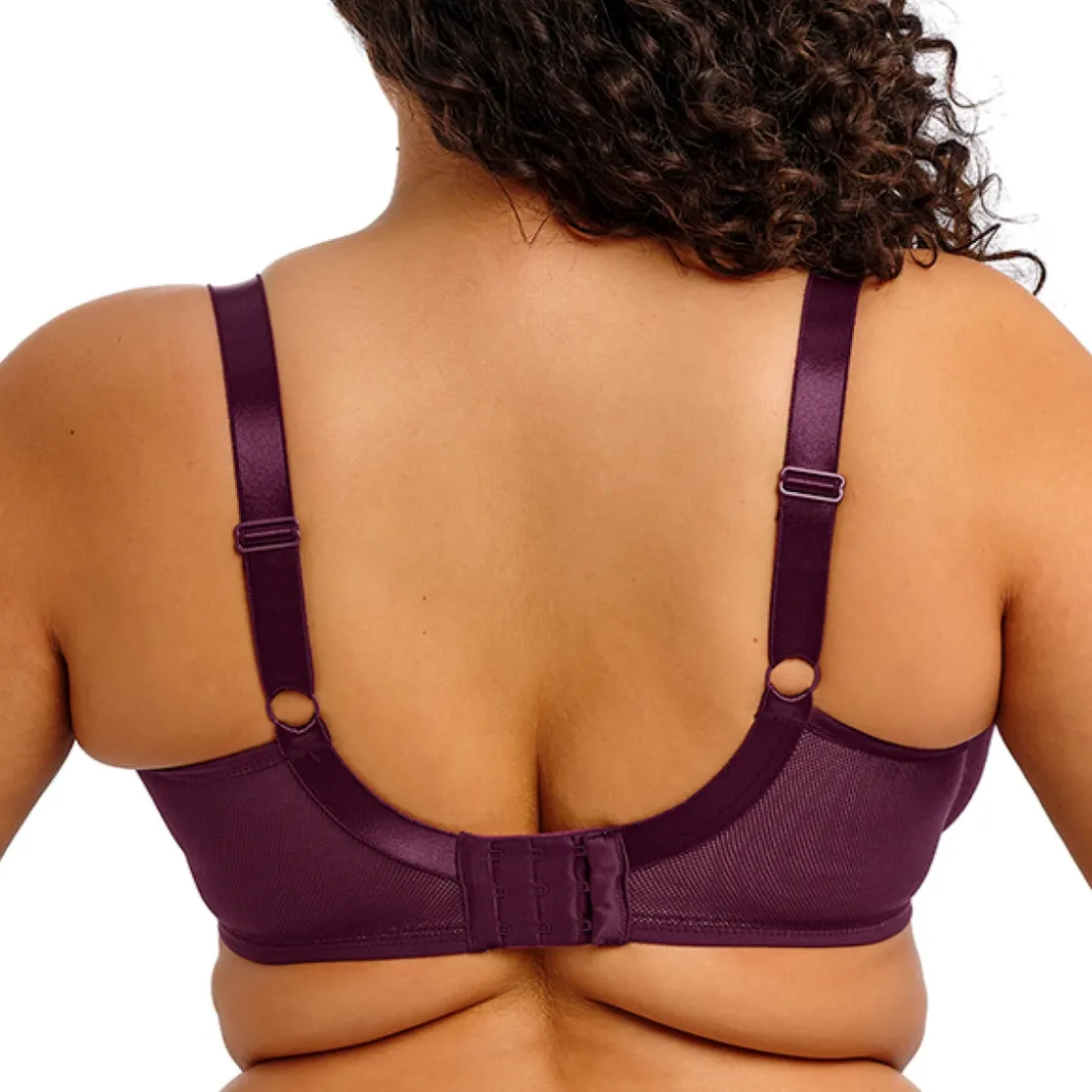 ElomiSoutien-Gorge Plongeant Bordeaux violet- KINTAI
