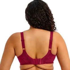 ElomiSoutien-Gorge Plongeant - STRETCH Rouge- NERINA