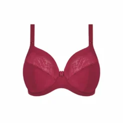 ElomiSoutien-Gorge Plongeant - STRETCH Rouge- NERINA