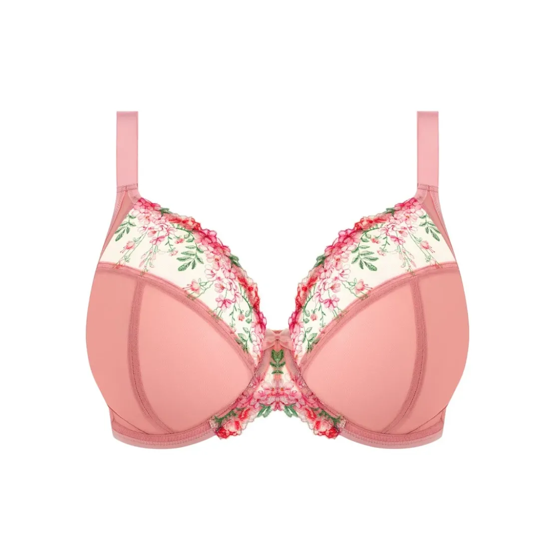 ElomiSoutien-gorge plongeant à armatures rose- AERITH