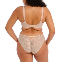 ElomiSoutien-gorge plongeant armatures - Beige Elomien nylon- CHARLEY