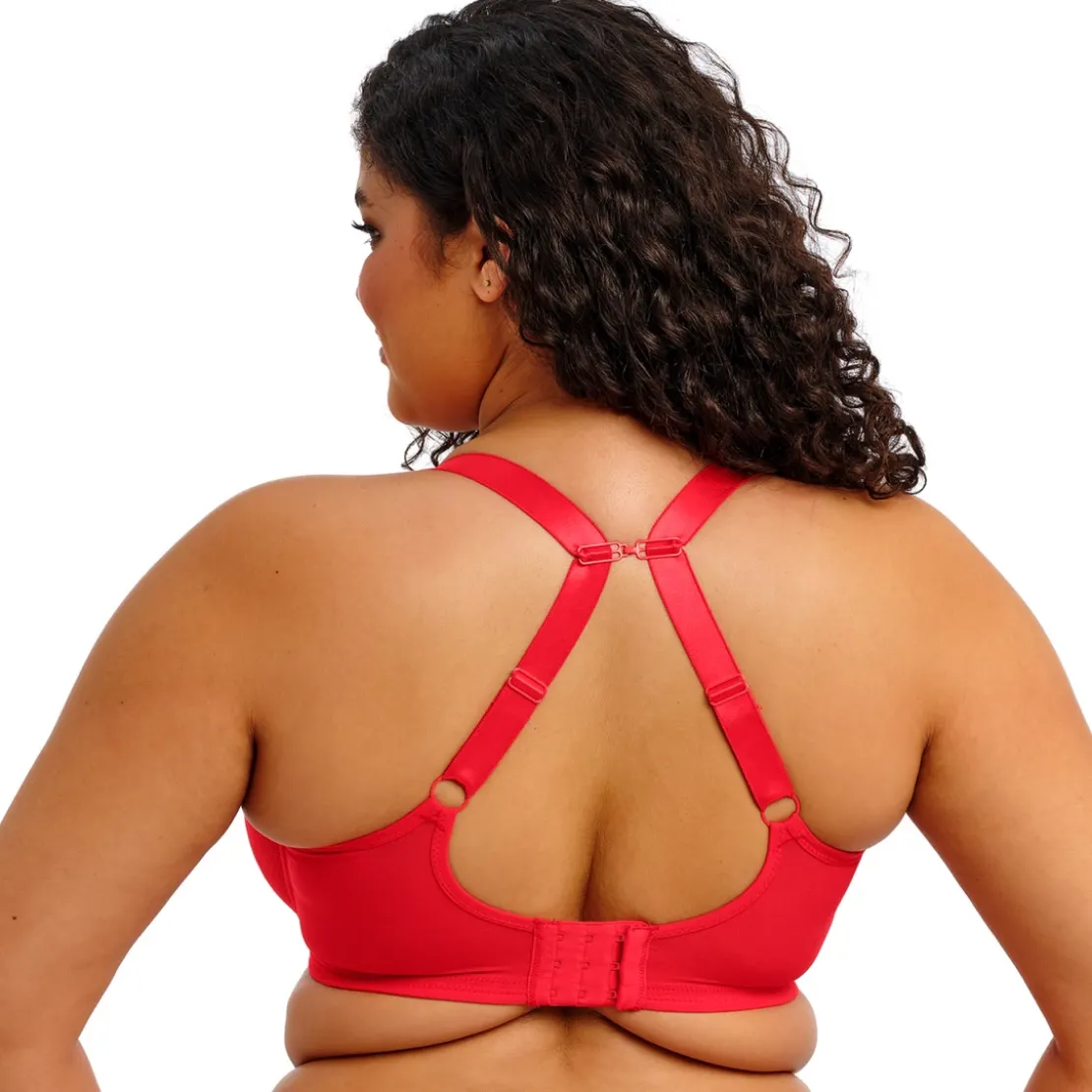 ElomiSoutien-Gorge Plongeant STRETCH - Rouge- TIERNIE