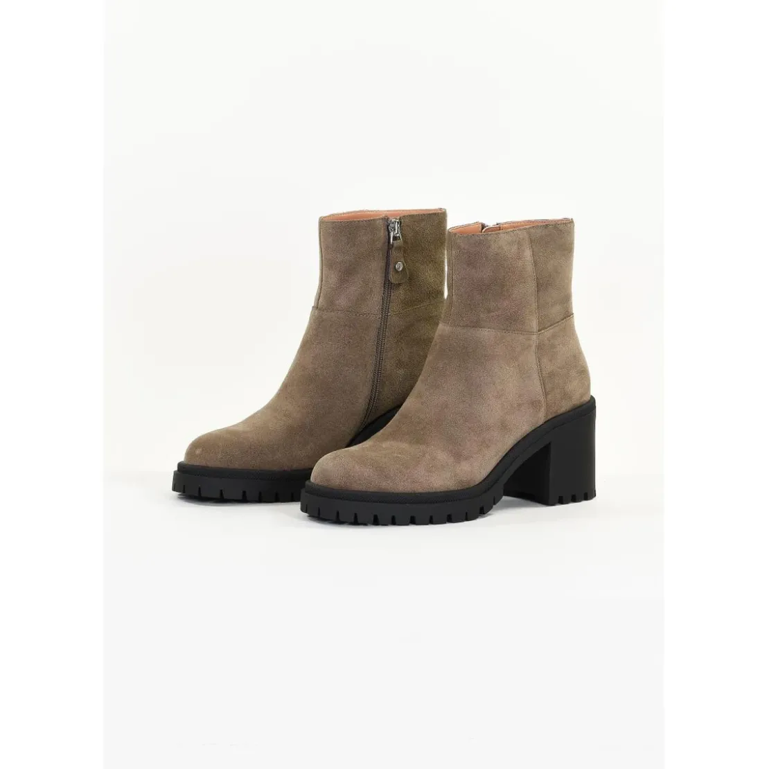 Emilie KarstonBottines Femme en Cuir ALANA Taupe