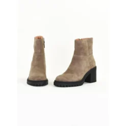 Emilie KarstonBottines Femme en Cuir ALANA Taupe