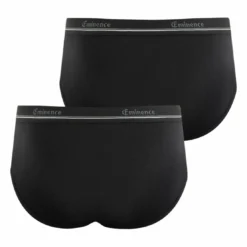 EminenceLot de 2 slips absorbants Homme Sérénité Heritage noir en coton