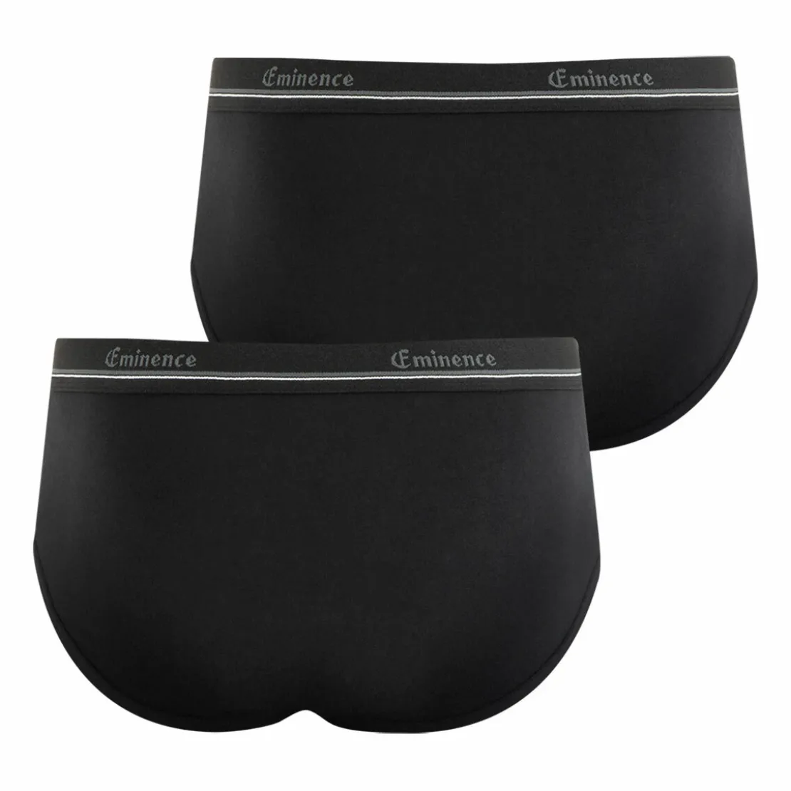 EminenceLot de 2 slips absorbants Homme Sérénité Heritage noir en coton