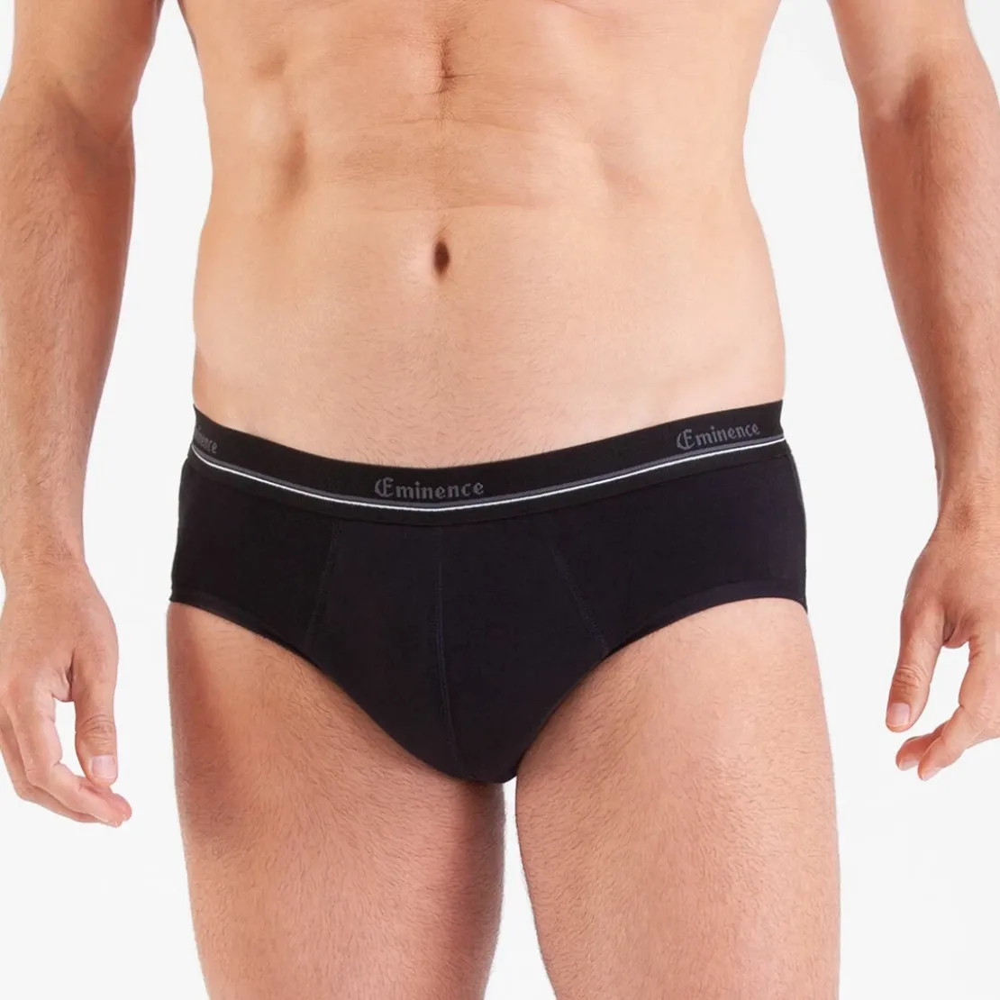 EminenceLot de 2 slips absorbants Homme Sérénité Heritage noir en coton