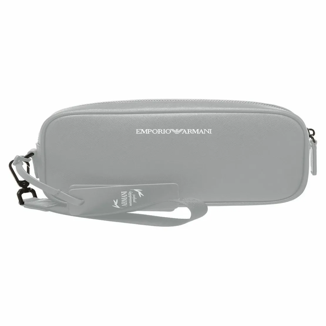 Emporio Armani MaroquinerieTrousse de beauté - Beauty Case gris en cuir
