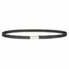 Emporio Armani MaroquinerieCeinture Placca noir en cuir