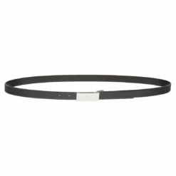 Emporio Armani MaroquinerieCeinture Placca noir en cuir