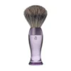 E ShaveBlaireau Violet Véritables Poils De Blaireau