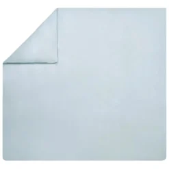 EssixHousse de couette Essix unie 1 ou 2 personnes percalMade in France, PREMIÈRE - Bleu Glacier