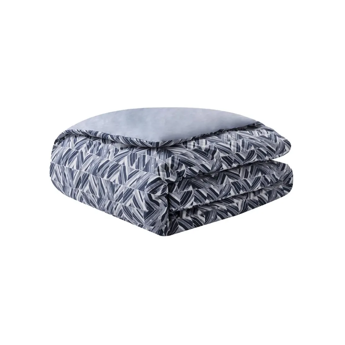 EssixHousse de couette imprimée en percale de coton Reflets