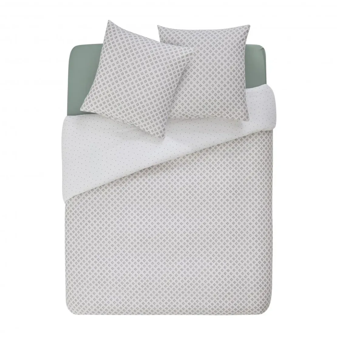 EssixTaie d'oreiller imprimée Satin de coton, DIVINE