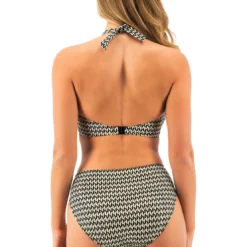 Fantasie BainCulotte de bain - Noire avec Motif- KOH LIPE