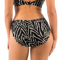Fantasie BainCulotte de bain - Noir avec rayures blanchesnoir;blanc- Silhouette Island