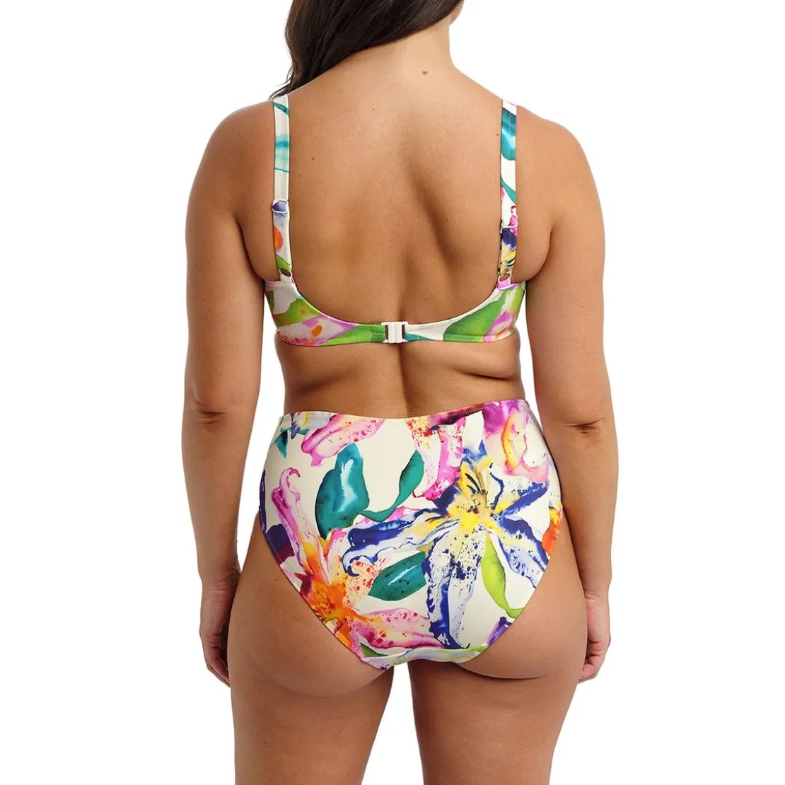 Fantasie BainHaut de bikini à armatures à bonnets plissés à motifs floraux multicolore- IGUAZU FALLS