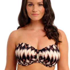 Fantasie BainHaut de Bikini Bandeau marron- SABANA