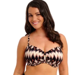 Fantasie BainHaut de Bikini Bandeau marron- SABANA