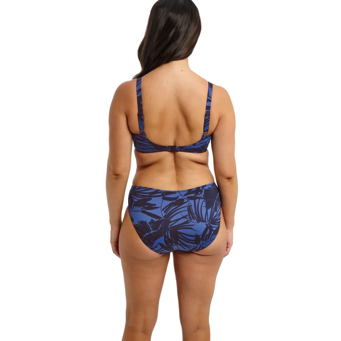 Fantasie BainHaut de bikini à bonnets froncés et couverture totale bleu- MALABAR COAST