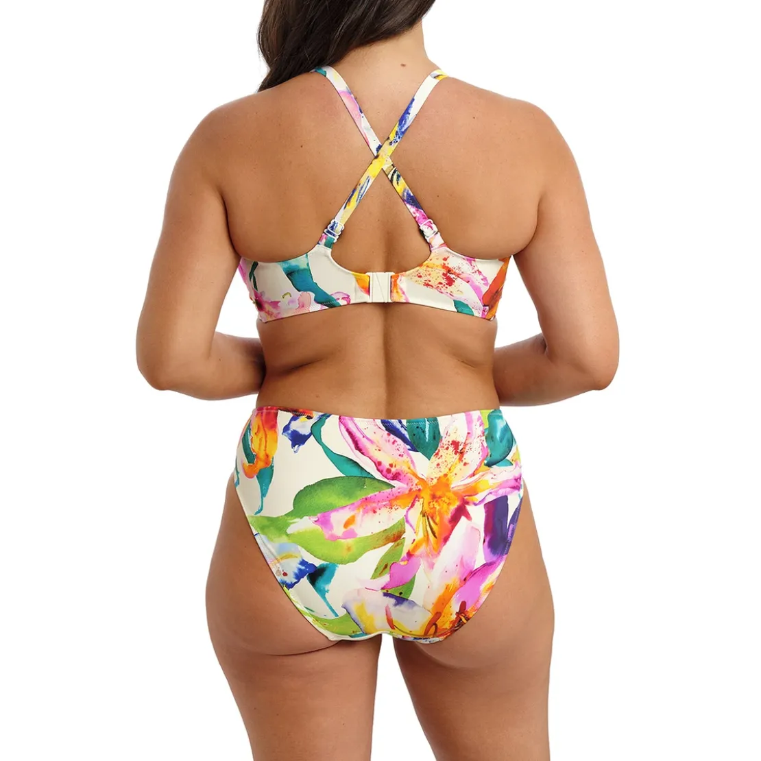 Fantasie BainHaut de bikini plongeant à motif floraux multicolore- IGUAZU FALLS