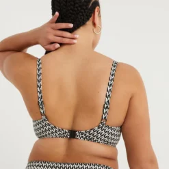 Fantasie BainHaut de maillot de bain - Noir avec Motif- Koh Lipe