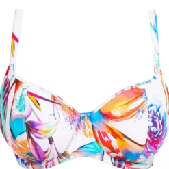 Fantasie BainHaut de maillot de bain à balconnets Fantasie PARADISE BAY multi-Fantasie Bain orange blanc- Paradise Bay