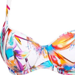 Fantasie BainHaut de maillot de bain à balconnets Fantasie PARADISE BAY multi-Fantasie Bain orange blanc- Paradise Bay