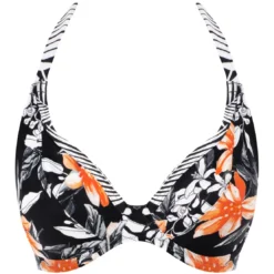 Fantasie BainHaut de maillot de bain tour de cou armatures - Noir- PORT MARIA