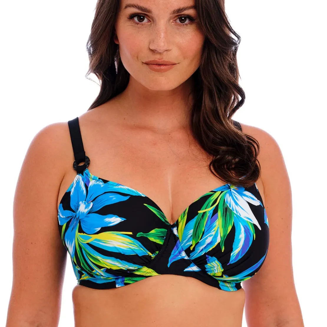 Fantasie BainHaut de maillot emboitant noir- TALM BEACH