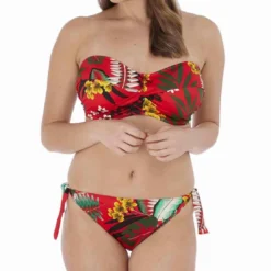 Fantasie BainHaut de maillot de bain bandeau armatures - ROUGE- VILAMOURA