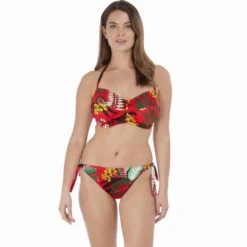 Fantasie BainHaut de maillot de bain bandeau armatures - ROUGE- VILAMOURA